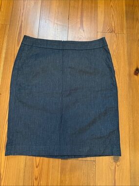 LOFT Dark Navy Pencil Skirt